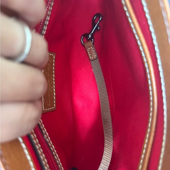 Dooney & Bourke Saffiano Leather Casey Clutch - Picture 5 of 7